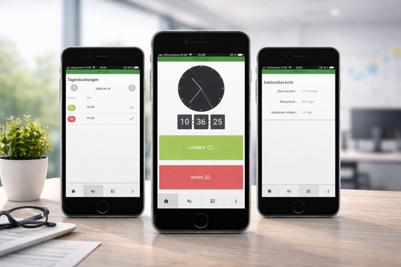 Zeiterfassungsapp TimeDesign